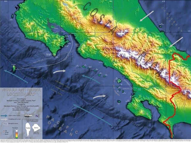 File:RegionalmapIslaNublarandSornaCostaRicaJurassicParkSiteB by Henrique.jpg