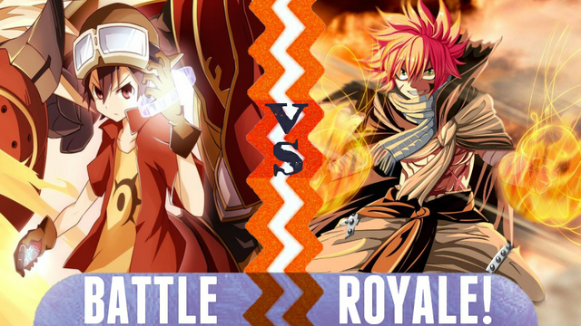 File:Battle Royale Takuya Kanbara vs Natsu Dragneel.png