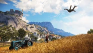 JC3 tractor and castle