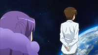 Keima explaining to Haqua