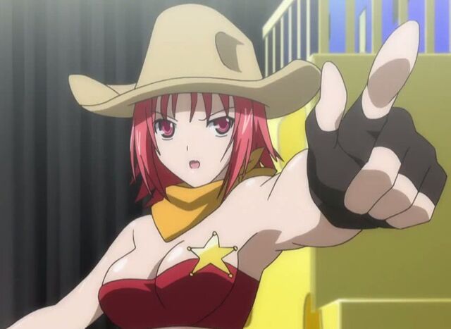 File:Akane in her Kampfer form and a cowgirl outfit during the beauty contest.jpg