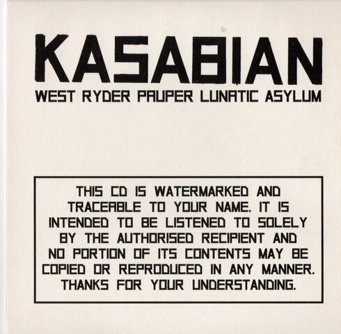 File:West Ryder Pauper Lunatic Asylum Album Promo CD (PARADISE56) - 1.jpg