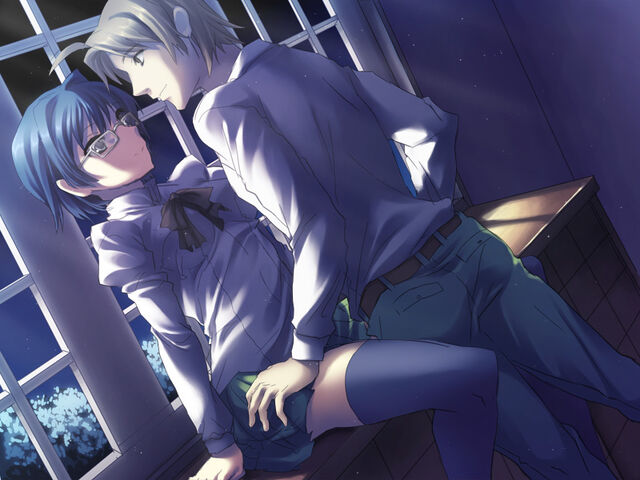 File:Shizu undressing clothed stare.jpg