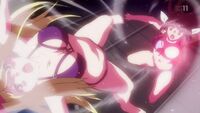 Nozomi defeats Kaya (Anime)