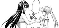 Sanae helps Kazane