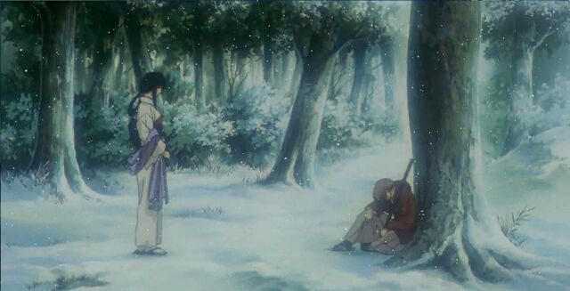 File:Tomoe and Kenshin in Reflections OVA.jpg