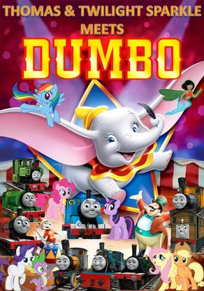 Thomas and Twilight Sparkle meets Dumbo Poster 2
