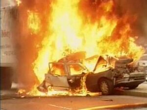 Car explosion