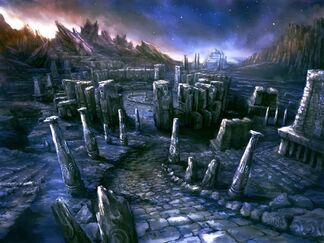 Temple en ruines