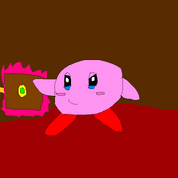 Kirby with powered up Recomissoning Devicve
