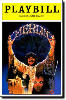 Merlin musical Playbill cover