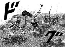 Shin stabs Rinko