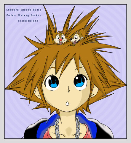 Fitxer:Coloreado Sora Kingdom hearts by Kozihikalove.jpg