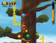 Sora en el minijuego Paseo en Globos.png