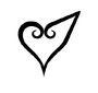 Edged heart