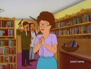 Inside of Peggy's World of Books