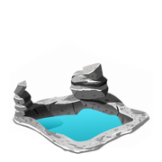 Soaking pool rocks last