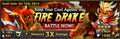 Fire drake banner