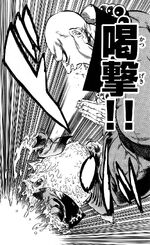 Raionji hitting Kosuga with Katsu