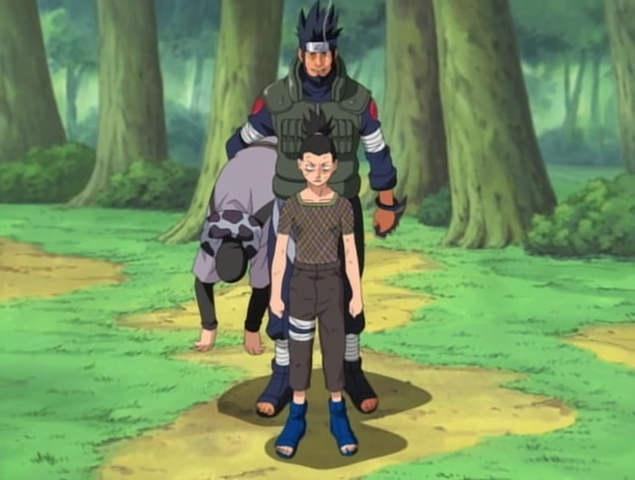 File:Asuma rescues Shikamaru.png