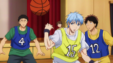 Kuroko muestra su habilidad