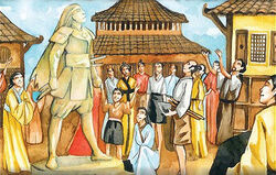 Toturi Tsudao Statue