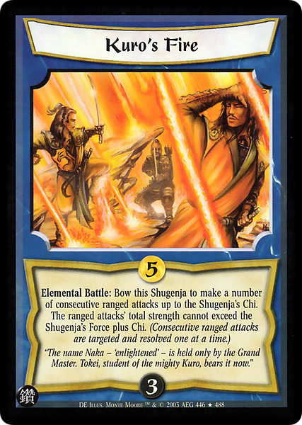 Sinister Soshi & Charge / Steadfast Witch Hunter Kuro's_Fire-card2