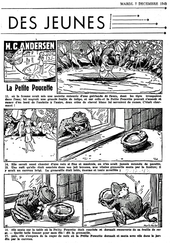 Poucette nouvelliste