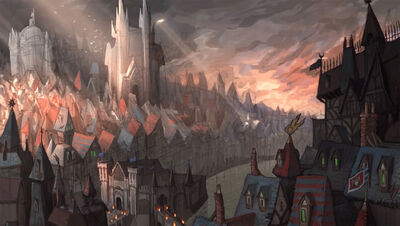 Warhammera Arte Conceptual Altdorf