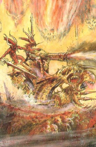 Cañones de Cráneos de Khorne 1 de John Blanche.jpg
