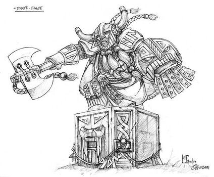 Boceto Señor Enano en Piedra juramento por Mark Gibbons.jpg