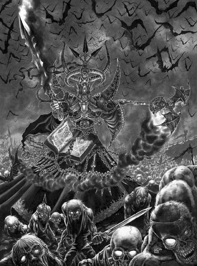 Nagash por Mark Gibbons