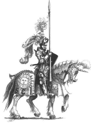 Caballero del Sol Llameante por John Blanche.jpg