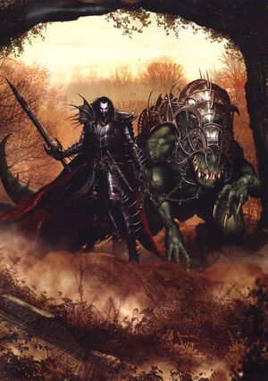 Portada Tormenta de Sangre Malus Darkblade por Clint Langley.jpg