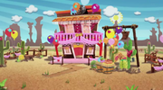 Prairie's saloon (decorated)