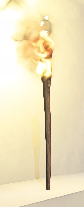 Landmark Standing Torch prop placed