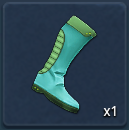 Neon blitzing boots