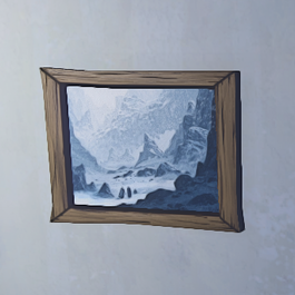 Tundra Painting prop placed
