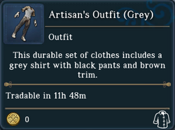 Artisans Outfit Grey examine
