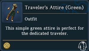 Travelers Attire Green examine