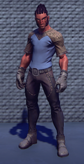 Artisans-outfit-blue male