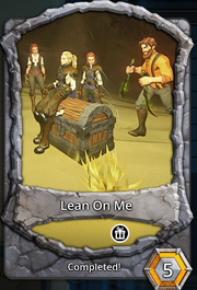 Lean on me