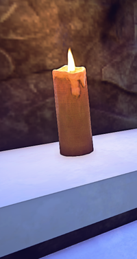 Landmark Candle prop placed