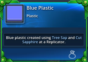 Blue-plastic