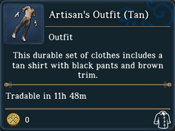 Artisans Outfit Tan examine