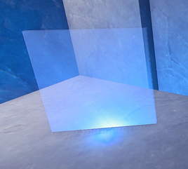 1x1 Glass Window prop placed
