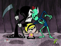 Calavera, Coco y Mandy.png