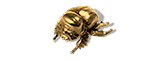 Goldeg scarab