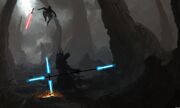 Lightsaber staff w1