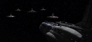 Radis's ships attacking a council ship